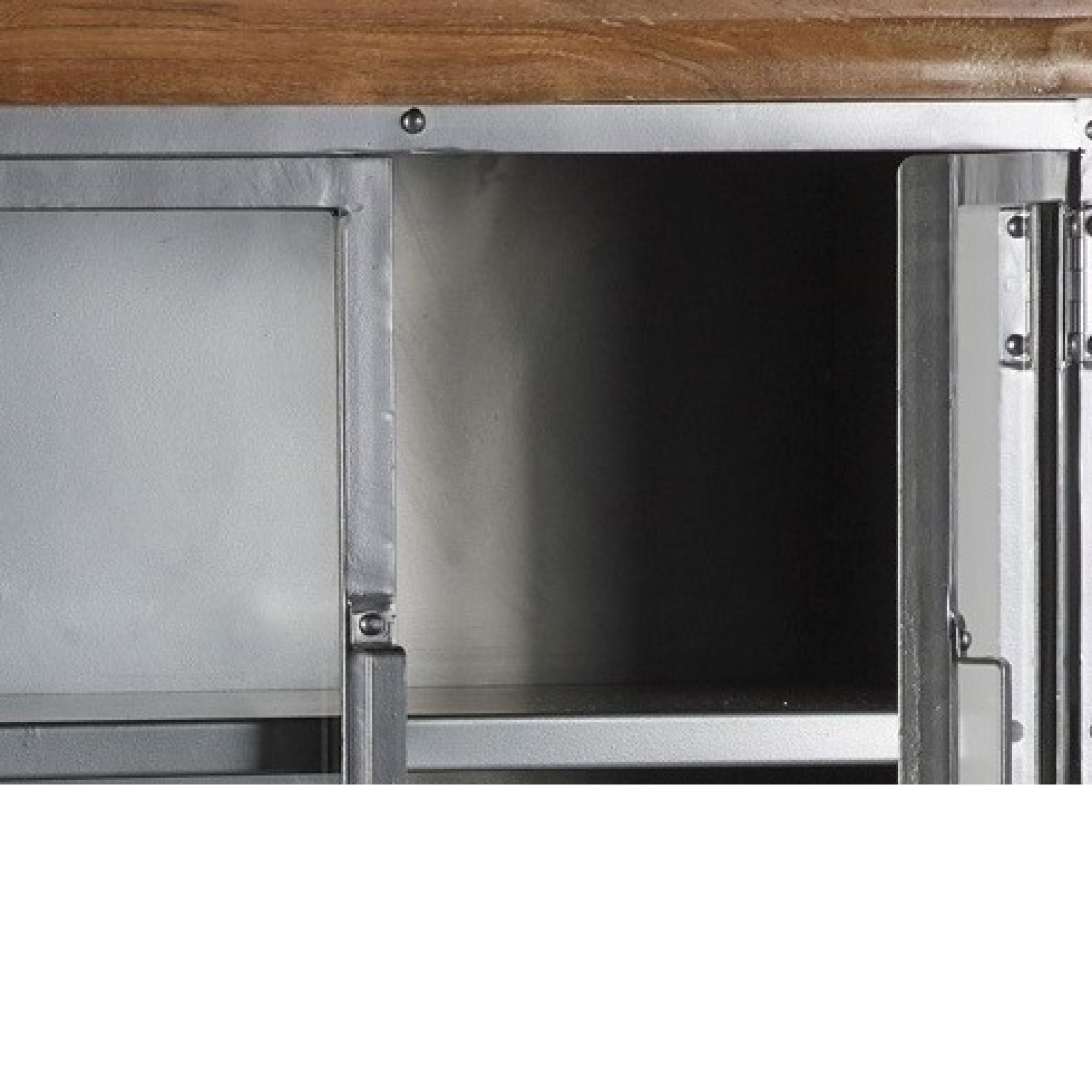 Product photograph of Metropolis Industrial 85cm Small Hutch from Choice Furniture Superstore.